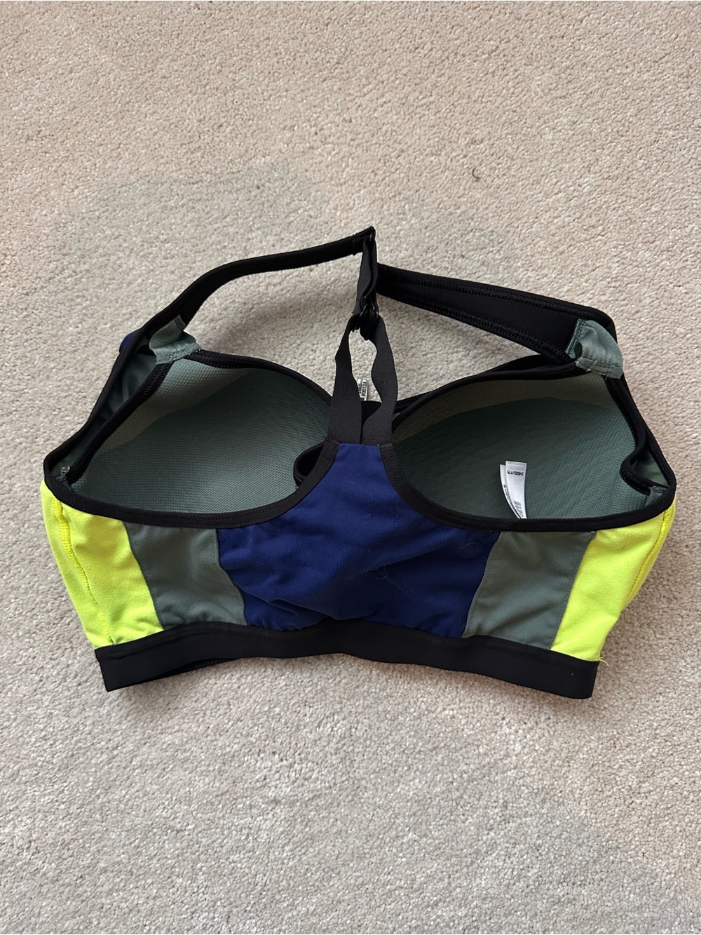 Victoria’s Secret Sport SUPER SUPPORTIVE Sports Bra - Navy, Olive & Neon Yellow